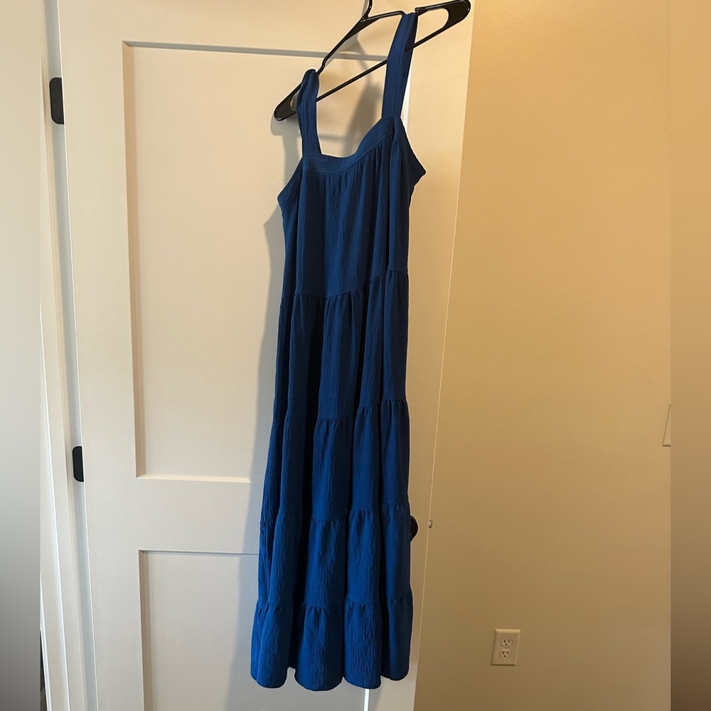 Long Blue summer dress